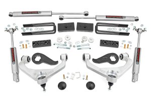 Chevrolet Silverado 2500 HD Suspension Lift Kit - Rough Country - 3 Inch Lift, Bolt-On, N3 Shocks - '20-'24 Chevrolet Silverado 2500 HD Suspension Lift Kit - Rough Country - 3 Inch Lift, Bolt-On, N3 Shocks - '20-'24